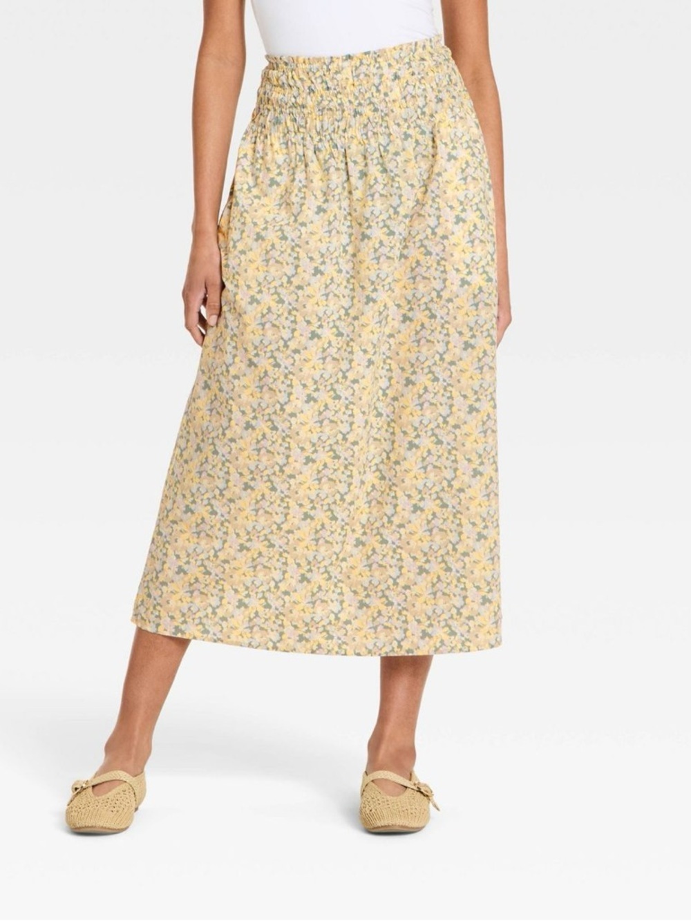 Women's Pull-On Midi Full Skirt